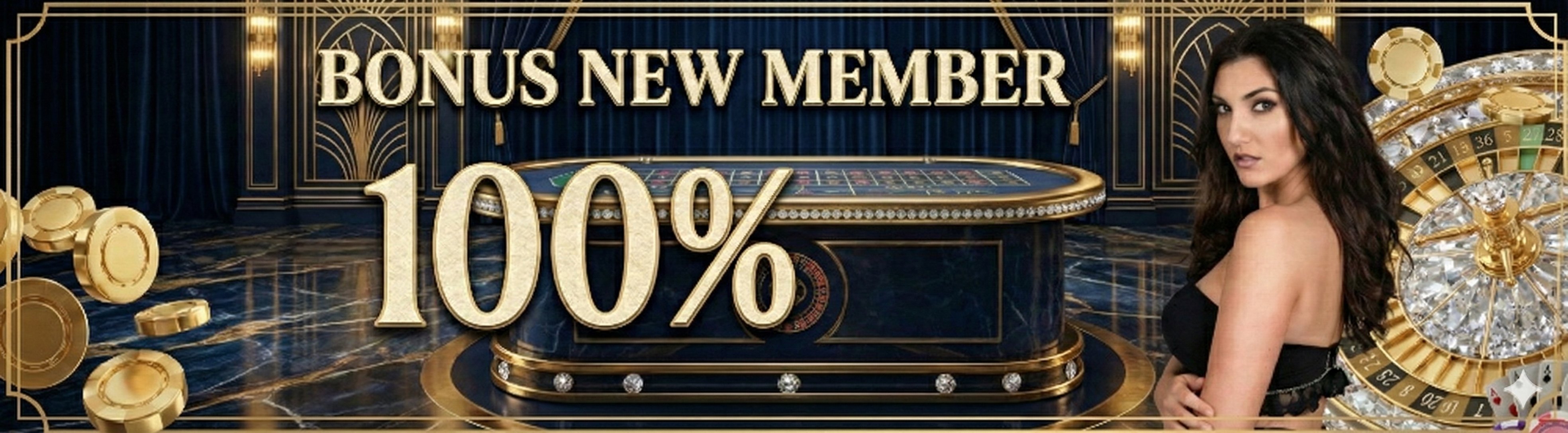 BONUS NEW MEMBER 100%
